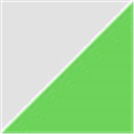 White with Transparent Green