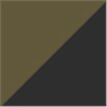 Burnt Olive Green and Asphalt Grey