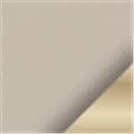 Beige with Brass Trim