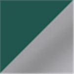 Silver with Green