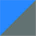 Blue with Silver