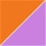 Orange with Transparent Violet