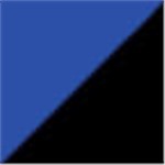 Blue with Black
