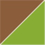 Brown with Green