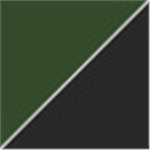 Dark Green with Black