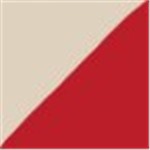 Khaki with Red Trim