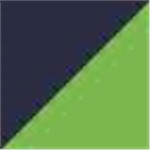 Blue with Green Strap