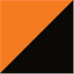 Orange with Black
