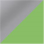 Silver with Lime Green Grip
