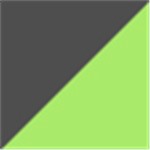 Charcoal and Neon Green