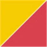 Yellow with Transparent Red