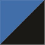 Blue with Black