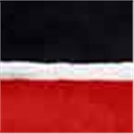 Black with Red and White