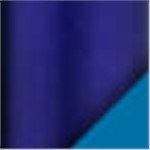 Metallic Blue with Blue Ink