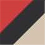 Black with Red and Stone