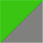 Lime Green with Gray