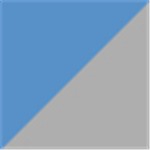 Steel Blue and Silver