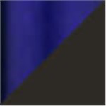 Metallic Blue with Black