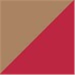 Khaki with Red
