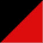 Black with Red