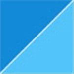 Medium Blue with Transparent Blue