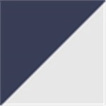 Navy and White