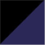 Black with Cobalt Blue