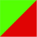 Green with Red