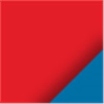 Red with Blue Ink