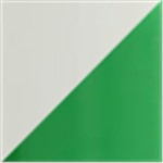 White with Green