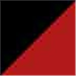 Black with Red