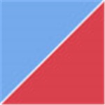 Light Blue with Transparent Red