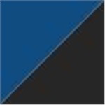 Royal Blue with Black