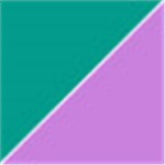 Teal with Transparent Violet