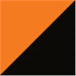 Solid Orange with Black Grip