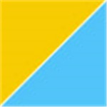 Yellow with Transparent Blue
