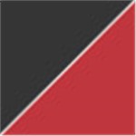 Black with Red