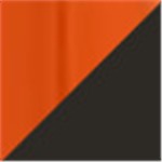 Orange with Black