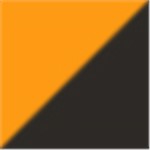 Translucent Orange with Black Grip
