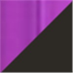 Purple and Black with Chrome Clip 876