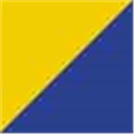 Yellow with Blue