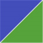 Blue with Green