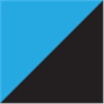 Light Blue with Black