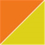 Orange with Transparent Yellow