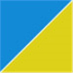 Medium Blue with Transparent Yellow
