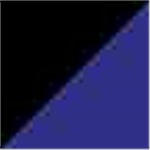 Black with Blue