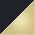 Black with Gold
