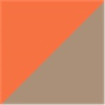 Rust Orange and Khaki