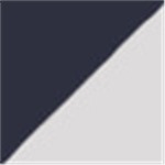 Navy Blue with White Trim