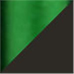 Metallic Green with Black